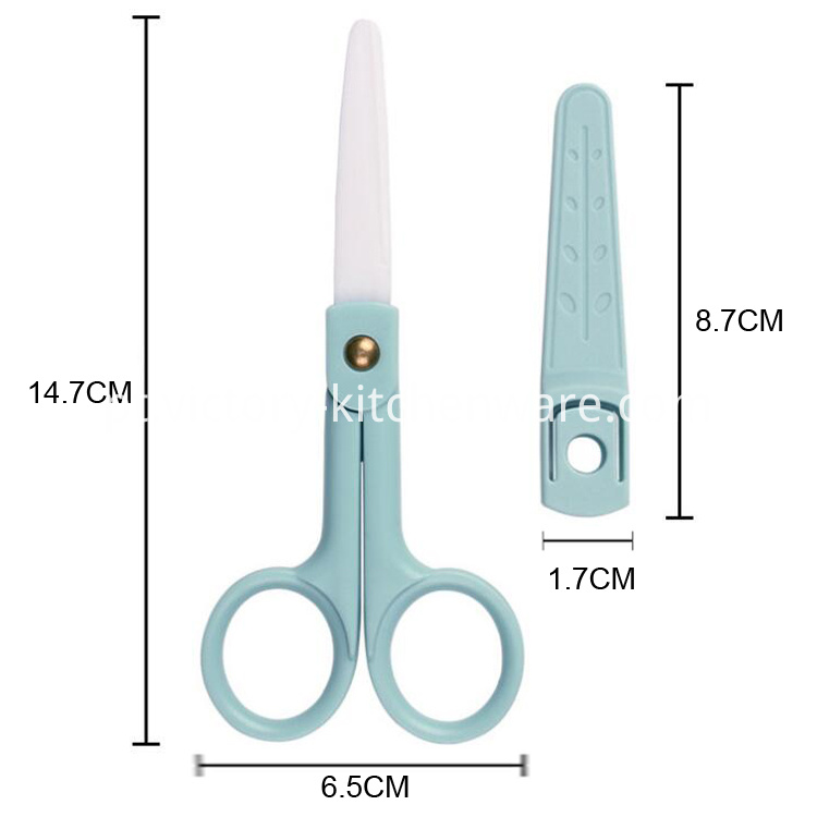 Tesoura de segurança de comida de bebê Baby food safety scissors